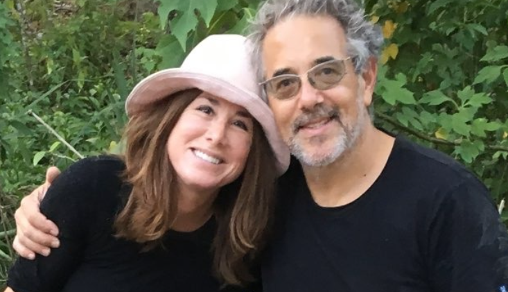 Bari and Michael together outdoors